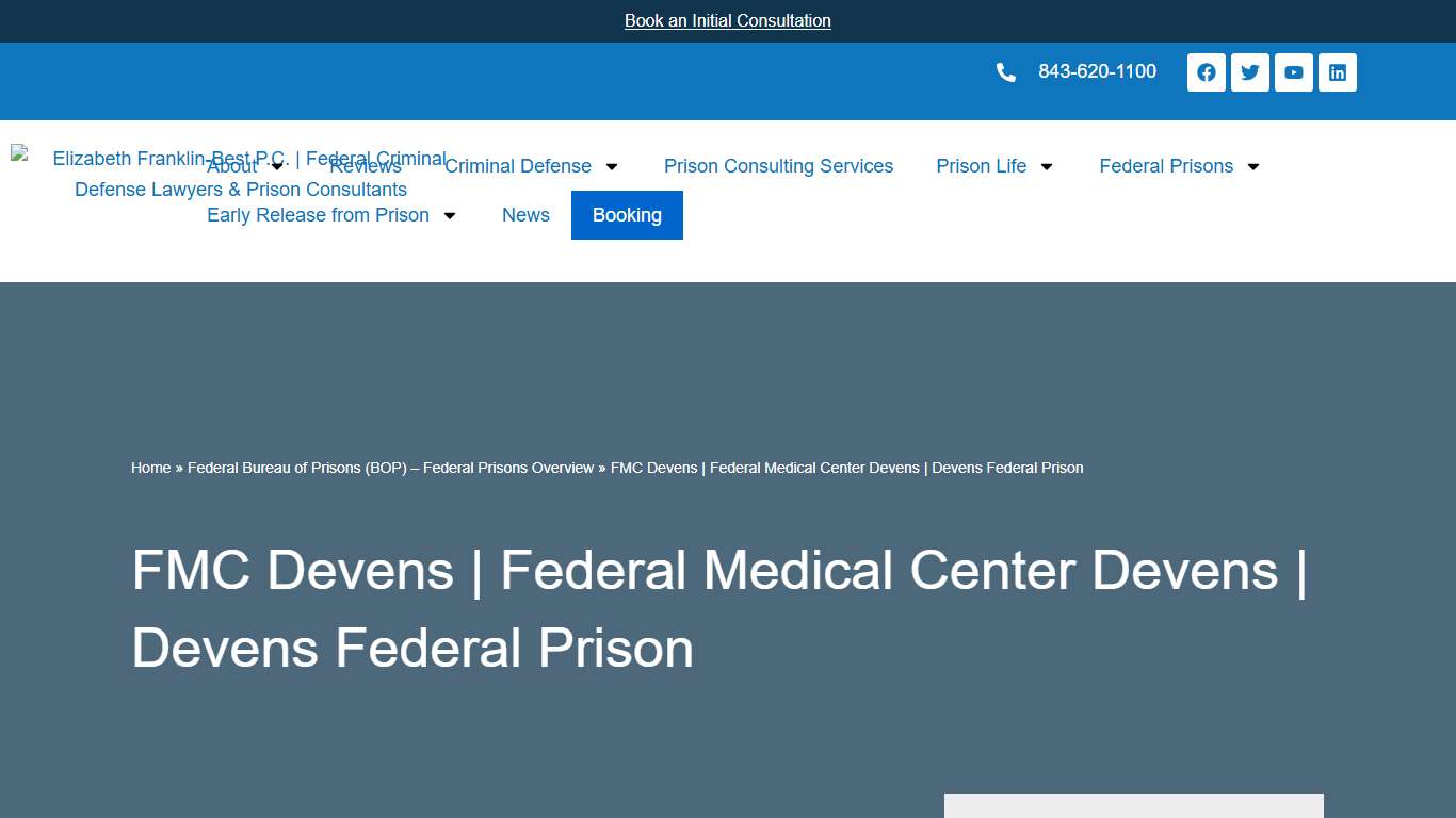 FMC Devens - Federal Medical Center Devens - Zoukis Consulting Group